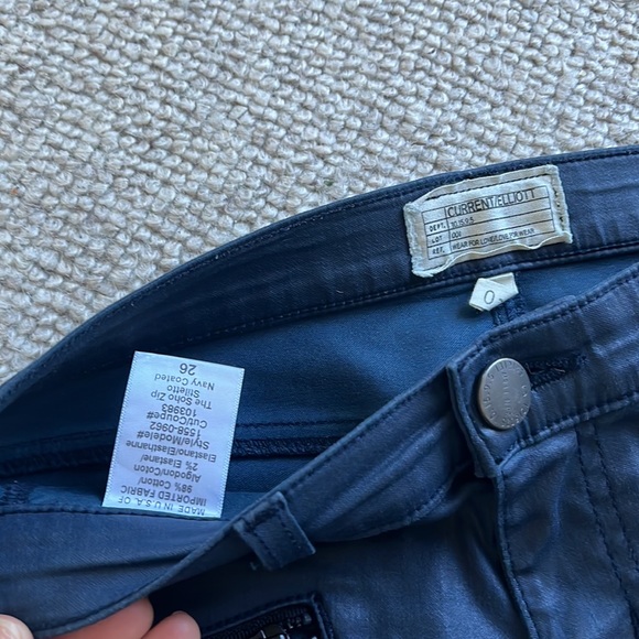 Current Elliott The Soho Zip Stiletto Pants - Picture 4 of 5